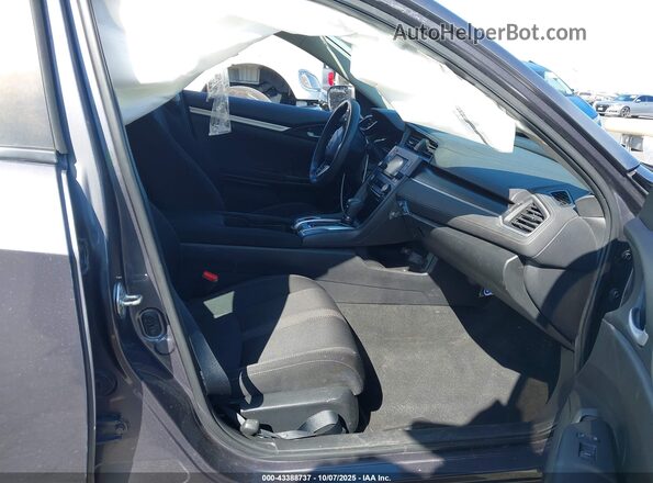 19XFC2F61LE212636 2020 HONDA CIVIC Серый Вид салона спереди