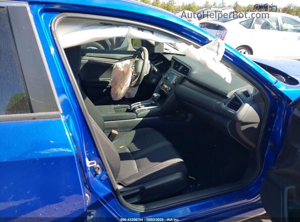 19XFC2F62LE006502 2020 HONDA CIVIC Blue Widok wnętrza z przodu