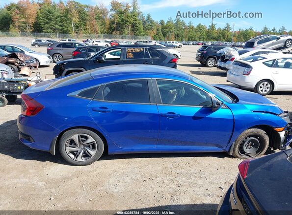 19XFC2F62LE006502 2020 HONDA CIVIC Blue Widok wnętrza z tyłu