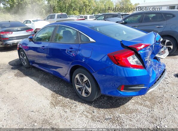 19XFC2F62LE030508 2020 HONDA CIVIC Blue Հետևի ձախ