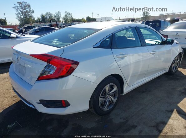 19XFC2F68LE216425 2020 HONDA CIVIC White Задня права чверть