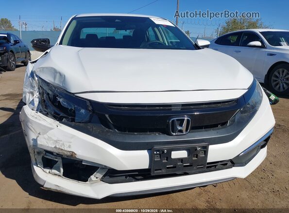 19XFC2F68LE216425 2020 HONDA CIVIC White Вид щитка приладів