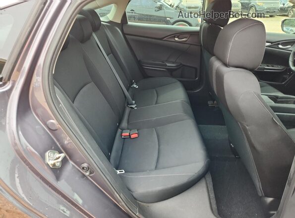 19XFC2F69LE009042 2020 HONDA CIVIC Gray Widok tylnych siedzeń