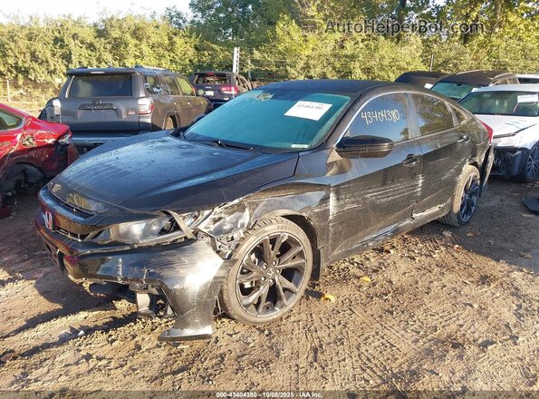 19XFC2F83LE026064 2020 HONDA CIVIC Black Front left