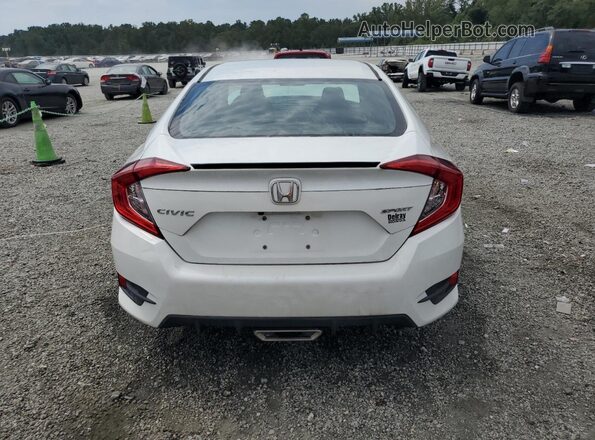 19XFC2F87LE004326 2020 HONDA CIVIC White Հետևի տեսք