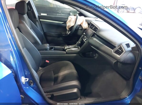 19XFC2F87LE027122 2020 HONDA CIVIC Blue Widok wnętrza z przodu