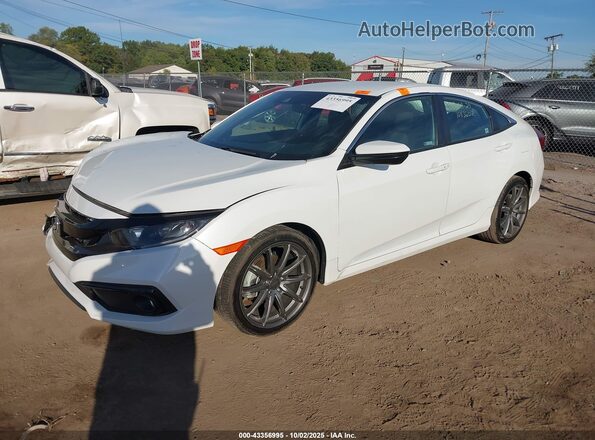 19XFC2F88LE029929 2020 HONDA CIVIC Белый Передняя левая четверть