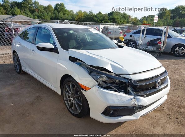 19XFC2F88LE029929 2020 HONDA CIVIC Белый Вид спереди