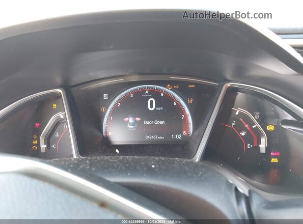 19XFC2F88LE029929 2020 HONDA CIVIC Белый Вид задних сидений