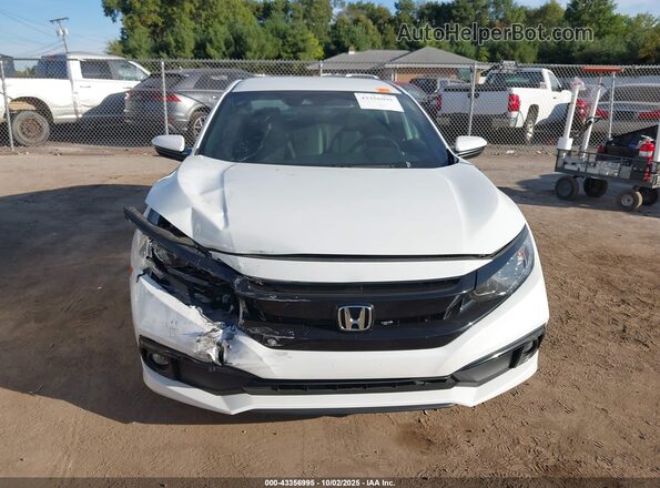 19XFC2F88LE029929 2020 HONDA CIVIC Белый Вид панели приборов
