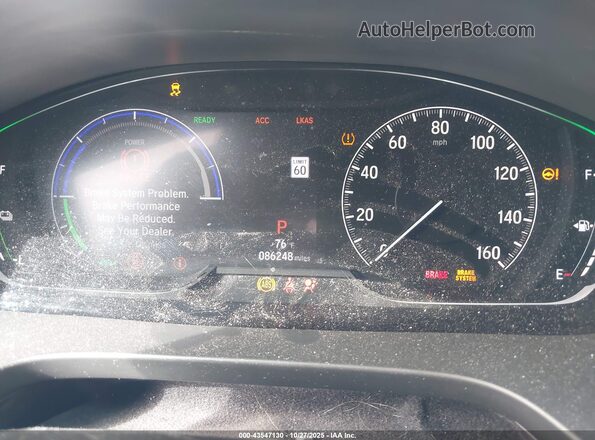 19XZE4F51LE006310 2020 HONDA INSIGHT Black Vista de los asientos traseros