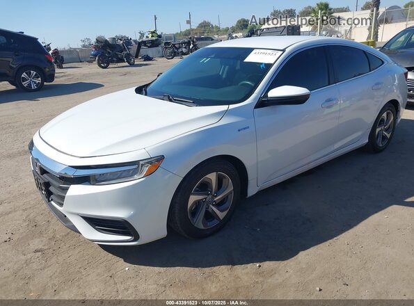 19XZE4F52LE003433 2020 HONDA INSIGHT Белый Передняя левая четверть