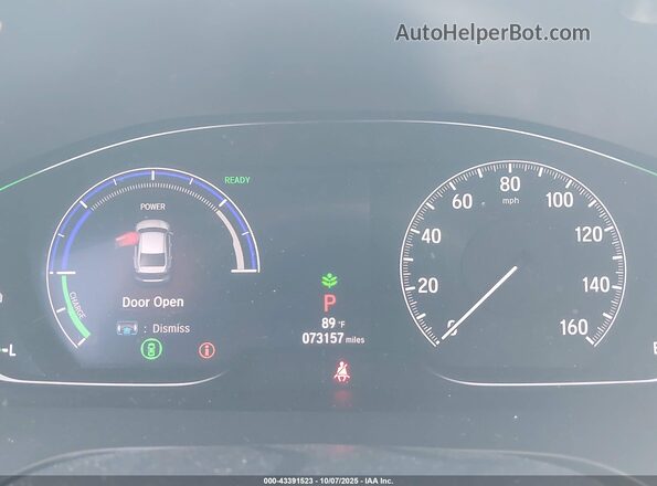 19XZE4F52LE003433 2020 HONDA INSIGHT Белый Вид задних сидений