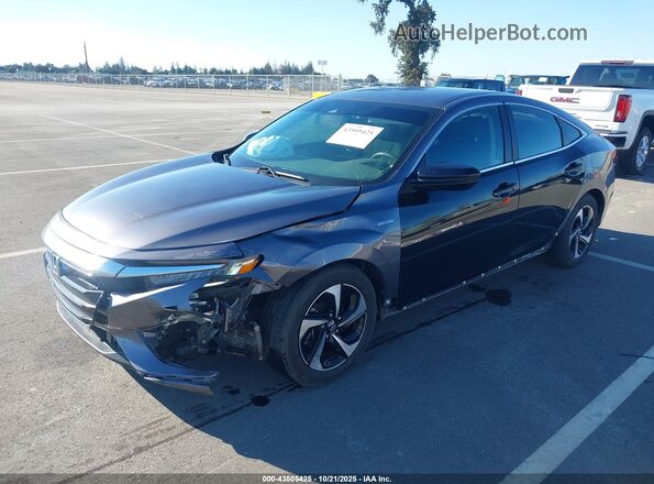 19XZE4F52ME011324 2021 HONDA INSIGHT Gray Front left