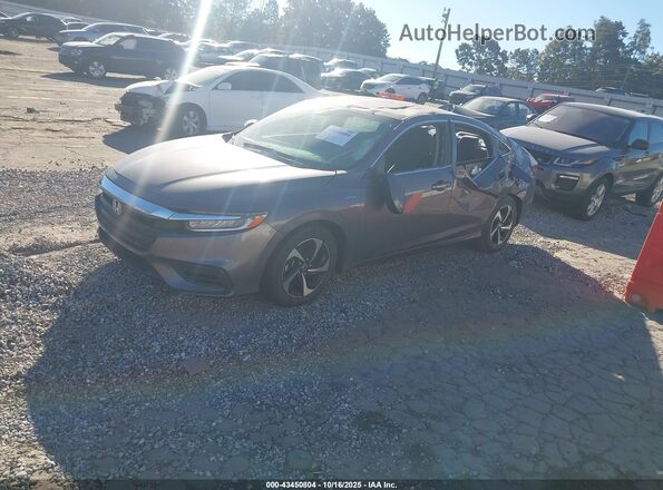 19XZE4F55NE003073 2022 HONDA INSIGHT Gray Przód lewy