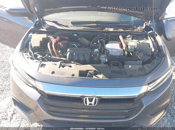 19XZE4F55NE003073 2022 HONDA INSIGHT Gray Widok z tyłu