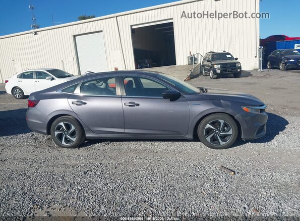 19XZE4F55NE003073 2022 HONDA INSIGHT Gray Widok wnętrza z tyłu