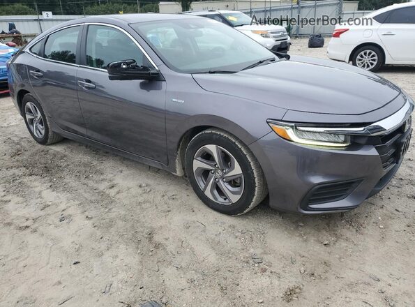 19XZE4F56LE009090 2020 HONDA INSIGHT Gray Առջևի աջ