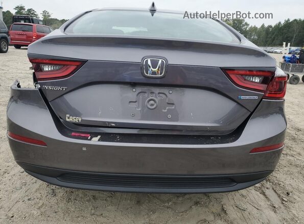 19XZE4F56LE009090 2020 HONDA INSIGHT Gray Հետևի տեսք