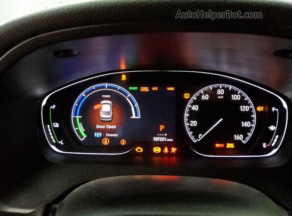 19XZE4F57LE011074 2020 HONDA INSIGHT Белый Вид щитка приборов