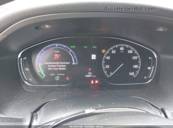 19XZE4F59LE013182 2020 HONDA INSIGHT Black Вид задніх сидінь