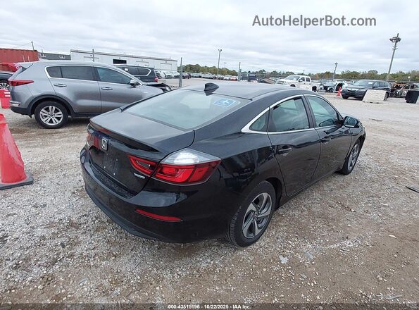 19XZE4F59LE013182 2020 HONDA INSIGHT Black Задня права чверть