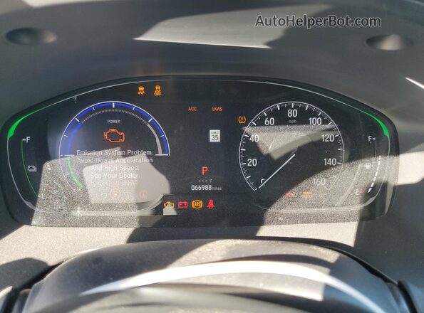 19XZE4F91ME005517 2021 HONDA INSIGHT Серый Вид щитка приборов