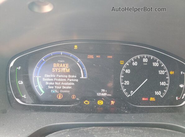 19XZE4F97LE002894 2020 HONDA INSIGHT Белый Вид щитка приборов