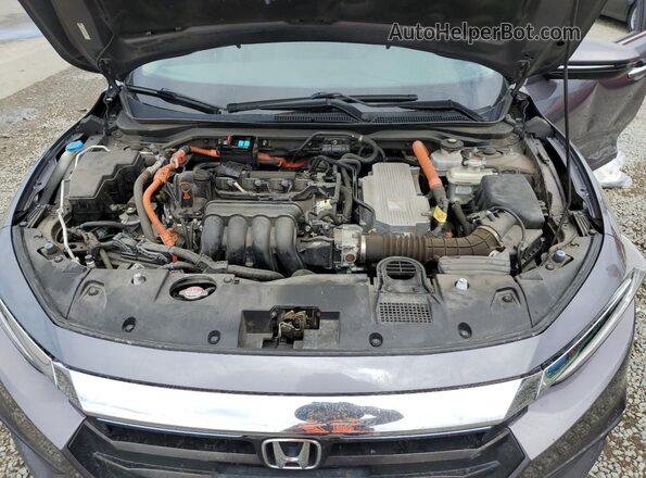 19XZE4F97ME002251 2021 HONDA INSIGHT Gray Vista interior trasera