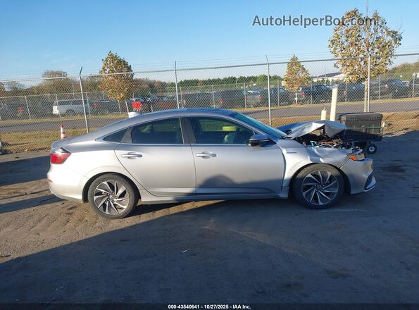 19XZE4F99ME008200 2021 HONDA INSIGHT Silver Widok wnętrza z tyłu