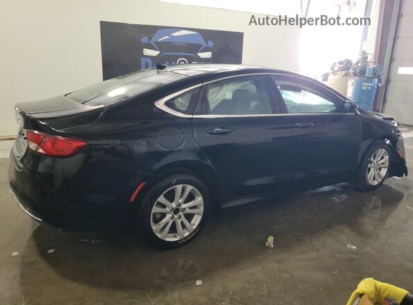 1C3CCCAB1GN165949 2016 CHRYSLER 200 Черный Задняя правая четверть