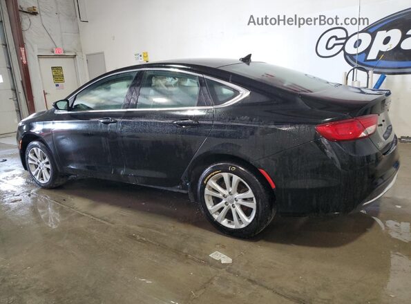 1C3CCCAB1GN165949 2016 CHRYSLER 200 Черный Задняя левая четверть