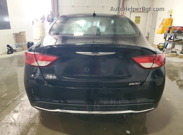 1C3CCCAB1GN165949 2016 CHRYSLER 200 Черный Вид сзади