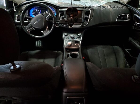 1C3CCCAB1GN165949 2016 CHRYSLER 200 Черный Вид панели приборов
