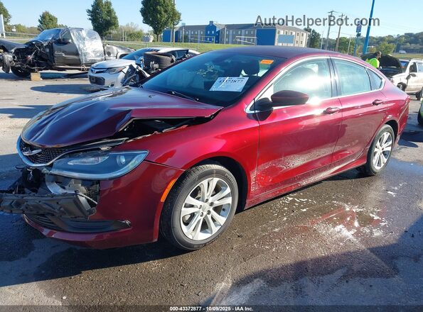 1C3CCCFB1HN510648 2017 CHRYSLER 200 Red Przód lewy