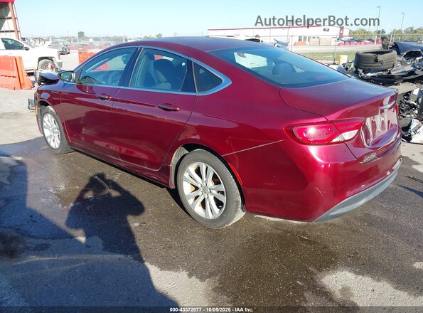 1C3CCCFB1HN510648 2017 CHRYSLER 200 Red Tył lewy