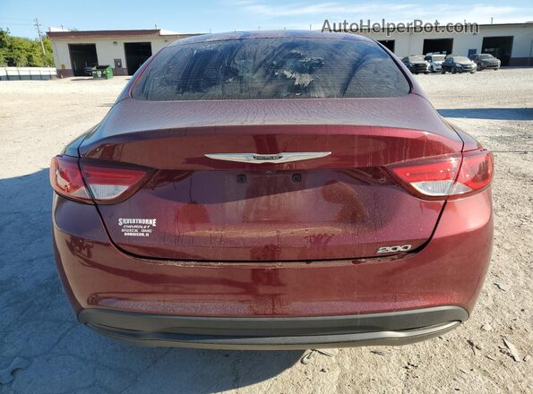 1C3CCCFB3HN509310 2017 CHRYSLER 200 Бордовый 