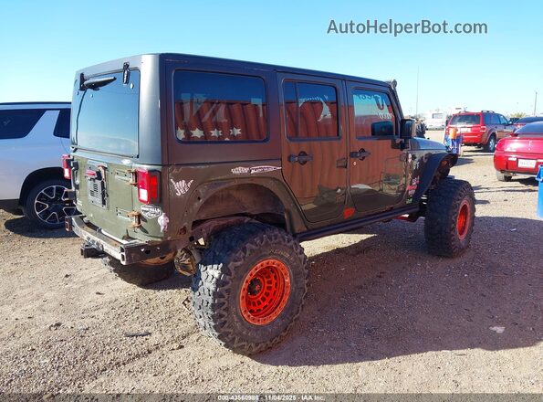 1C4BJWDG8GL123456 2016 JEEP WRANGLER UNLIMITED Green Rear right