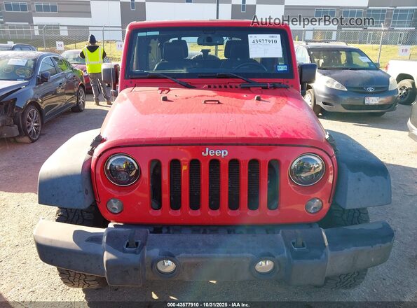 1C4BJWFG1GL128236 2016 JEEP WRANGLER UNLIMITED Красный Вид щитка приборов