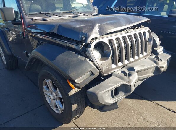 1C4GJXAGXLW163921 2020 JEEP WRANGLER Gray Вид спереду