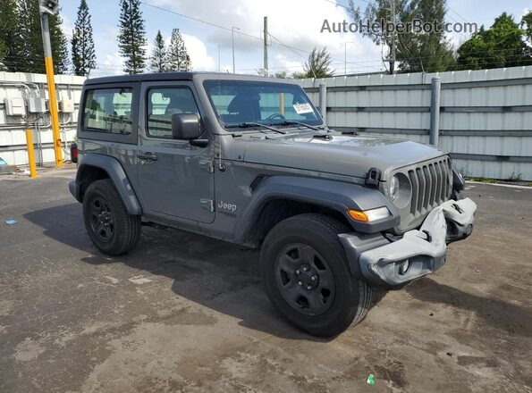 1C4GJXAN2JW266648 2018 JEEP WRANGLER Gray 