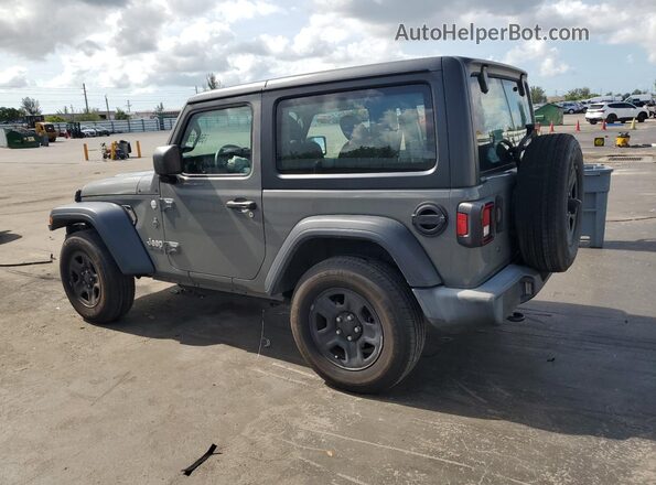 1C4GJXAN2JW266648 2018 JEEP WRANGLER Gray 