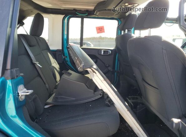 1C4HJXDG5LW205346 2020 JEEP WRANGLER Синий Вид задних сидений