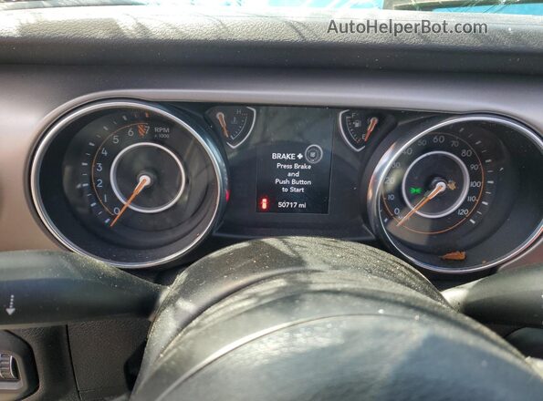 1C4HJXDG5LW205346 2020 JEEP WRANGLER Синий Вид щитка приборов