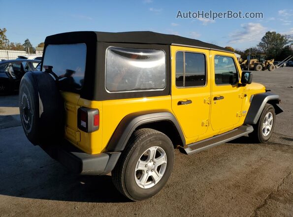 1C4HJXDG5LW334834 2020 JEEP WRANGLER Yellow Задня права чверть