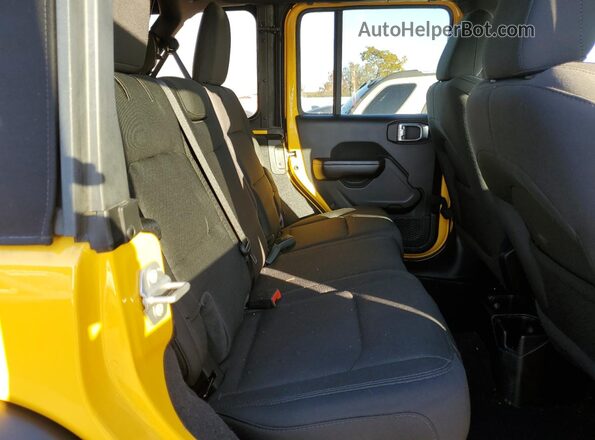 1C4HJXDG5LW334834 2020 JEEP WRANGLER Yellow Вид задньої частини салону