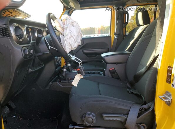 1C4HJXDG5LW334834 2020 JEEP WRANGLER Yellow Вид салону спереду