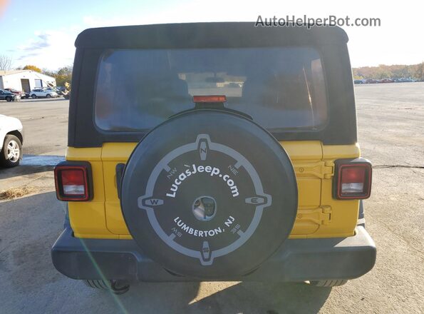 1C4HJXDG5LW334834 2020 JEEP WRANGLER Yellow Вид ззаду