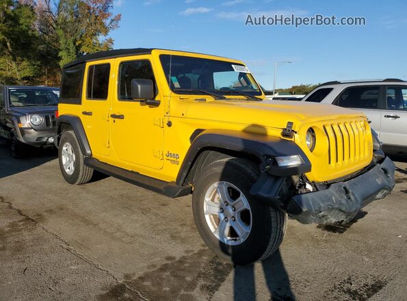 1C4HJXDG5LW334834 2020 JEEP WRANGLER Yellow Передня права чверть
