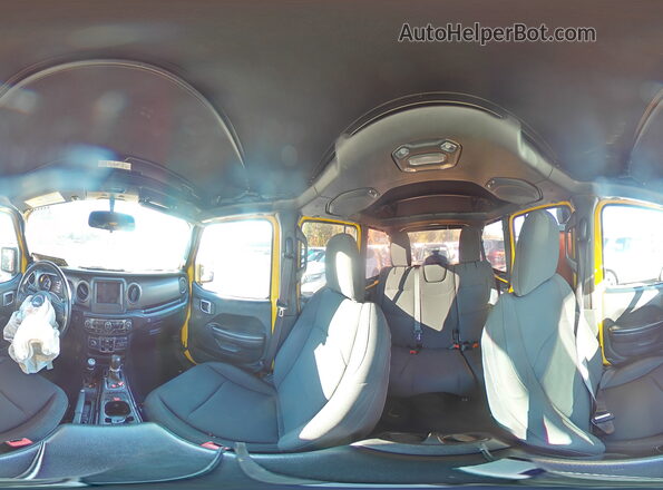 1C4HJXDG5LW334834 2020 JEEP WRANGLER Yellow Панорамний вид салону 360°